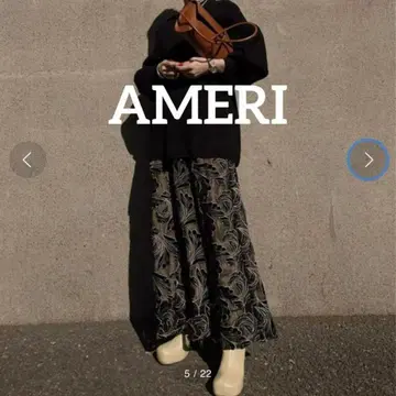 Ameri 아메리 EVELYN LACE SKIRT 에블린 레이스 스커트