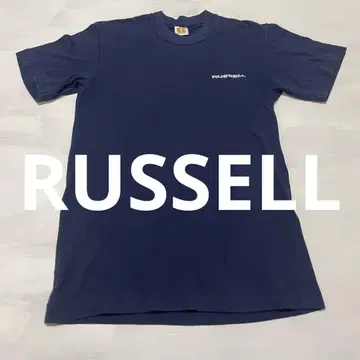 빈티지 RUSSELL 러셀 금 택 일본제 티셔츠