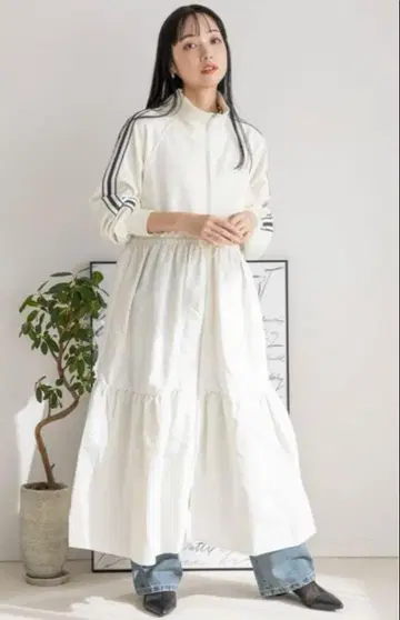 [ 새상품급 ] 로리즈팜 츠지 노조미 씨 착용 트랙 도킹 벌룬 원피스