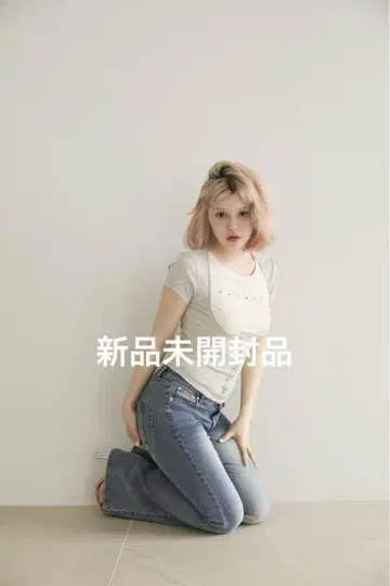 andmary 앤드마리 Mary logo tops gray