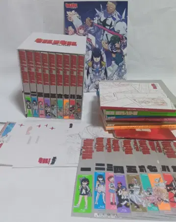 blu-ray 초회 생산 한정판 킬라킬 1~9권 세트 케이스 원화집