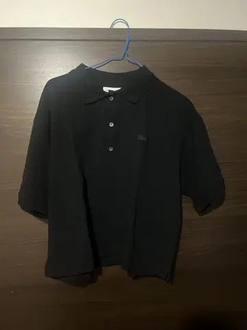라코스테 크롭 피케 셔츠