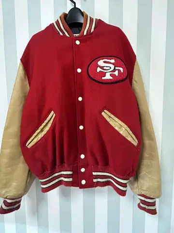 49ers 포티나이너스 바시티 자켓 De LONG