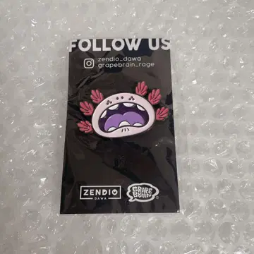 Zendio 마카로니 핀 배지 grapebrain