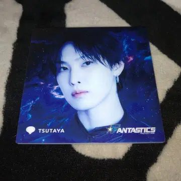 FANTASTICS 콜라보 카페 호리 카키 실사 아크릴 코스터