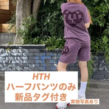 HTH 셋업 하프 팬츠 퍼플