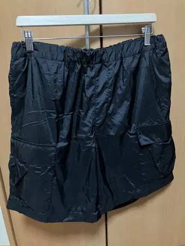 무지 라보 방수 나일론 카고 쇼트 팬츠