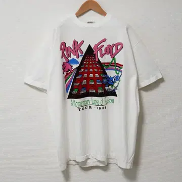 핑크 플로이드 티셔츠 XL 화이트 PINK FLOYD G316