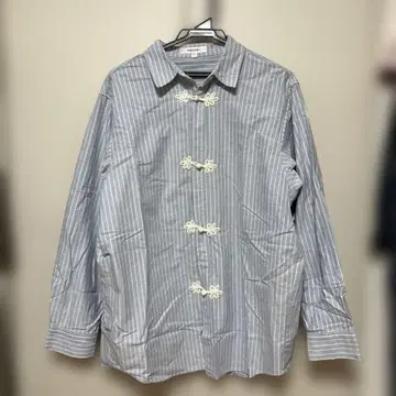 MOUSSY 스트라이프 장소매 셔츠 F 사이즈