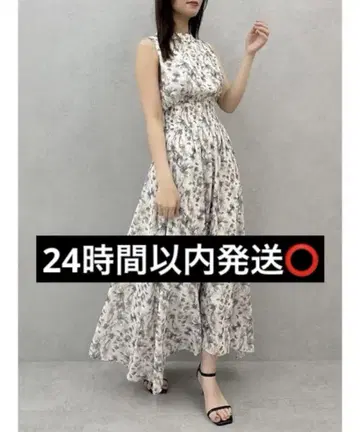 dazzlin Ripple Flower 시어링 원피스 S 사이즈