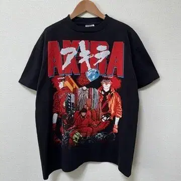 아키라 티셔츠 L 블랙 AKIRA 스크린 스타즈 B440