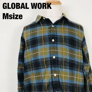 GLOBAL WORK 글로벌 워크 체크 패턴 네르 셔츠 C3
