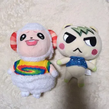 동물의 숲 봉제 인형 챠챠마루 준
