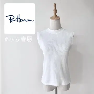 론하먼 RHC / 와플 노스 풀오버 컷소 화이트