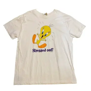 빈티지 90년대 투이티 루니툰즈 티셔츠 중고 캐릭터