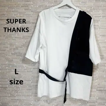 [ SUPERTHANKS 새상품급 ] 홀스터 디자인 오버 사이즈 T셔츠