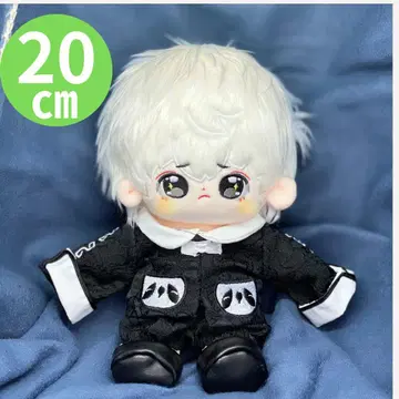 20cm 인형 옷 차이나 팬더 포켓 셋업 봉제인형 옷 갈아입히기