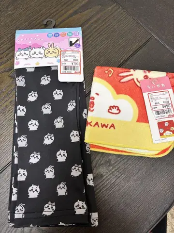 치카와 팔 보호대와 손수건