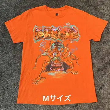 빌리 아일리시 X 레디메이드 티셔츠 M 오렌지