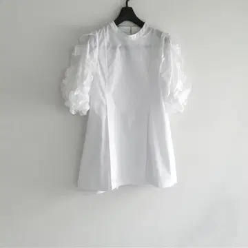 엠마 테일러 시어 프릴 소매 블라우스 FREE