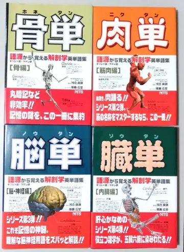 골격 단원, 근육 단원, 뇌 단원, 장기 단원 4권 세트