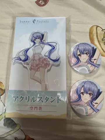 공문청 아크릴 스탠드 캔 배지 로손 Summer Pockets