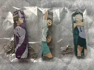 하이큐!! 트레이딩 아크릴 네임 블록 키링 미야기