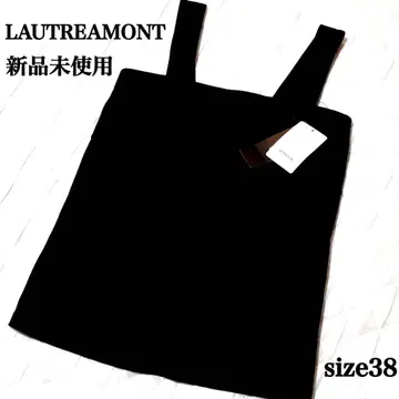 미사용 새상품 탱크탑 블랙 LAUTREAMONT 38 M 로트레아몽