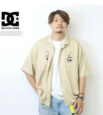 DC SHOES 오픈 칼라 셔츠 XL 사이즈