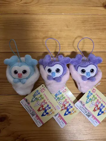 트와이스 러블리스 기고 아기 담요 마스코트 3종 세트