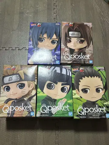 나루토 Qposket 피규어 5체 세트