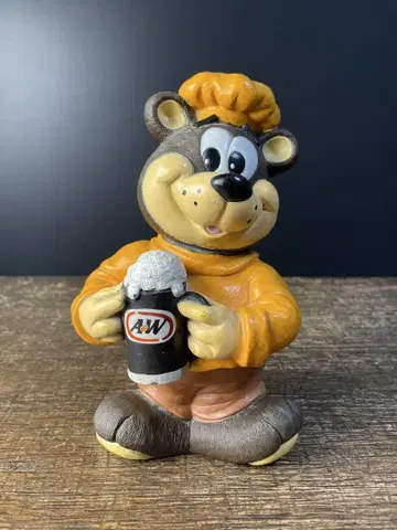 희귀 루트베어 A&W 피규어 저금통 장식용 피규어