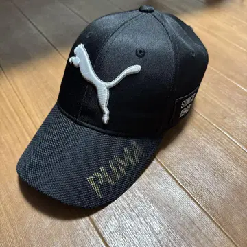 푸마 골프 캡 블랙 중고품 (상태 우수)