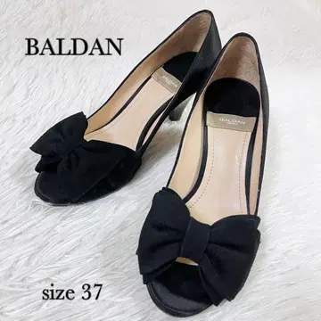 BALDAN 발단 새틴 오픈토 리본 펌프스 사이즈 37