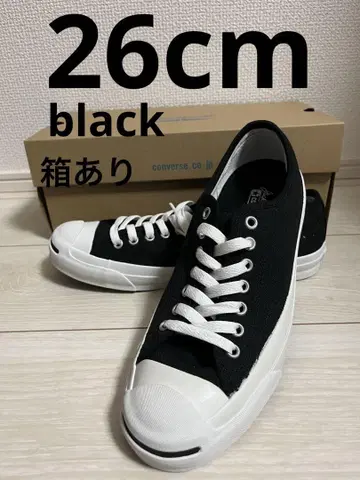 새상품 박스 포함 26cm 컨버스 잭퍼셀 1R194 블랙