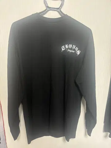 CRONOS 크로노스 롱 티셔츠 블랙 M