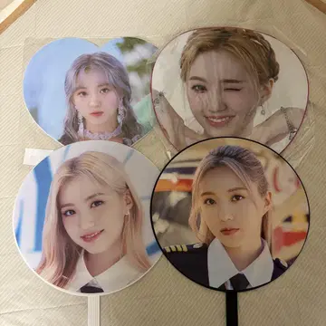 예서 부채 4개 세트 예서