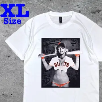 샌프란시스코 자이언츠 반팔 티셔츠 마릴린 먼로 흰색