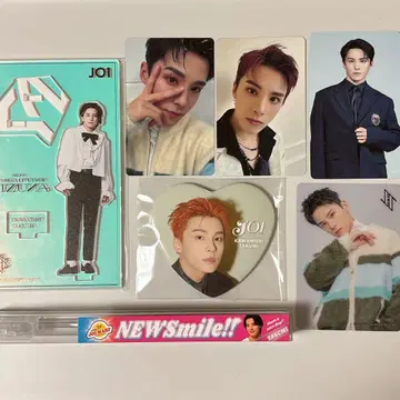 JO1 카와니시 타쿠미 아크스타 캔 배지 트레이딩 카드 칫솔 7점 세트