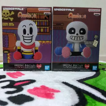UNDERTALE 아미코트 파피루스&샌즈 피규어 전 2종