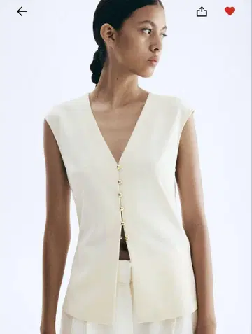 인터록 베스트 H&M