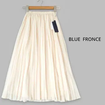 새상품 BLUE FRONCE 블루프론세 조젯 플리츠 스커트