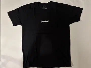 VAUNDY 초기 디자인 블랙 티셔츠 XL