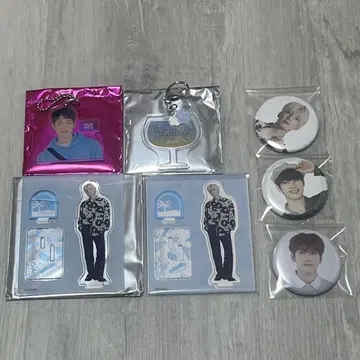 세븐틴 세브치 아크릴 키링 캔 배지 카페