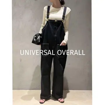 [ 새상품급 ] UNIVERSAL OVERALL 유니버셜 오버롤 블랙
