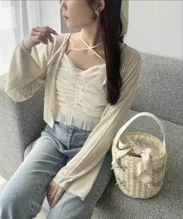 시어 벨 슬리브 카디건 oneafteranotherNICECLAUP