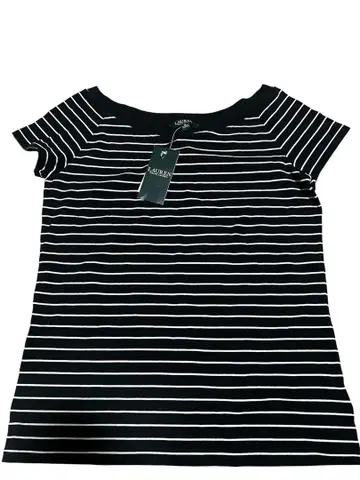 LAUREN RALPH LAUREN 스트라이프 반팔 티셔츠 XL