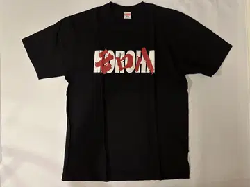 MOROHA AKIRA 스타일 로고 티셔츠 블랙 XL