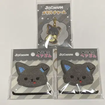 JOCHUM 제오참 피하이 보들보들 머리끈 2점 메탈 참 1점