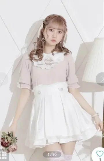 노에미 더블 리본 케이블 자카드 티셔츠